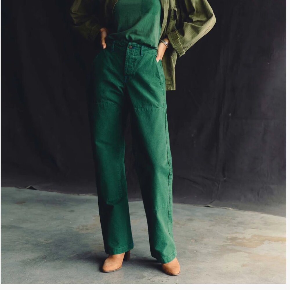 imogene + willie Green Women's Pants